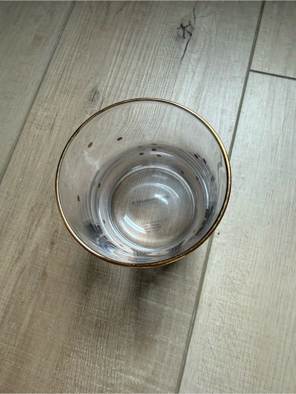 Anthropologie Tile Bistro Whiskey Glass